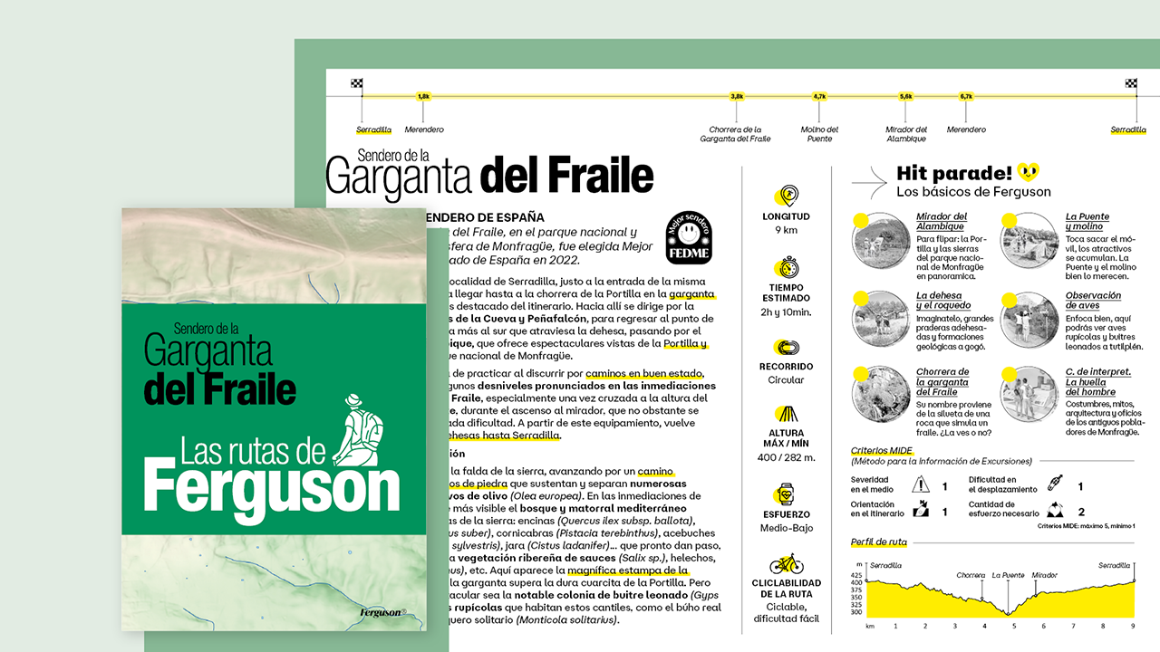 SENDERO DE LA GARGANTA DEL FRAILE ~ LAS RUTAS DE FERGUSON (PDF)