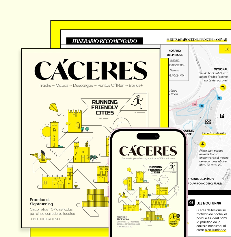GUÍA RUNNABLE DE CÁCERES ~ RUNNING FRIENDLY CITIES